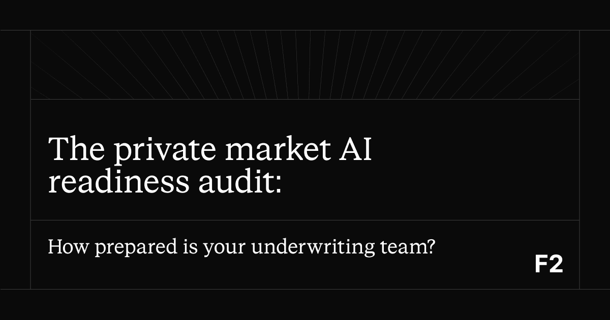The private market AI readiness audit: How prepared is your underwriting team?