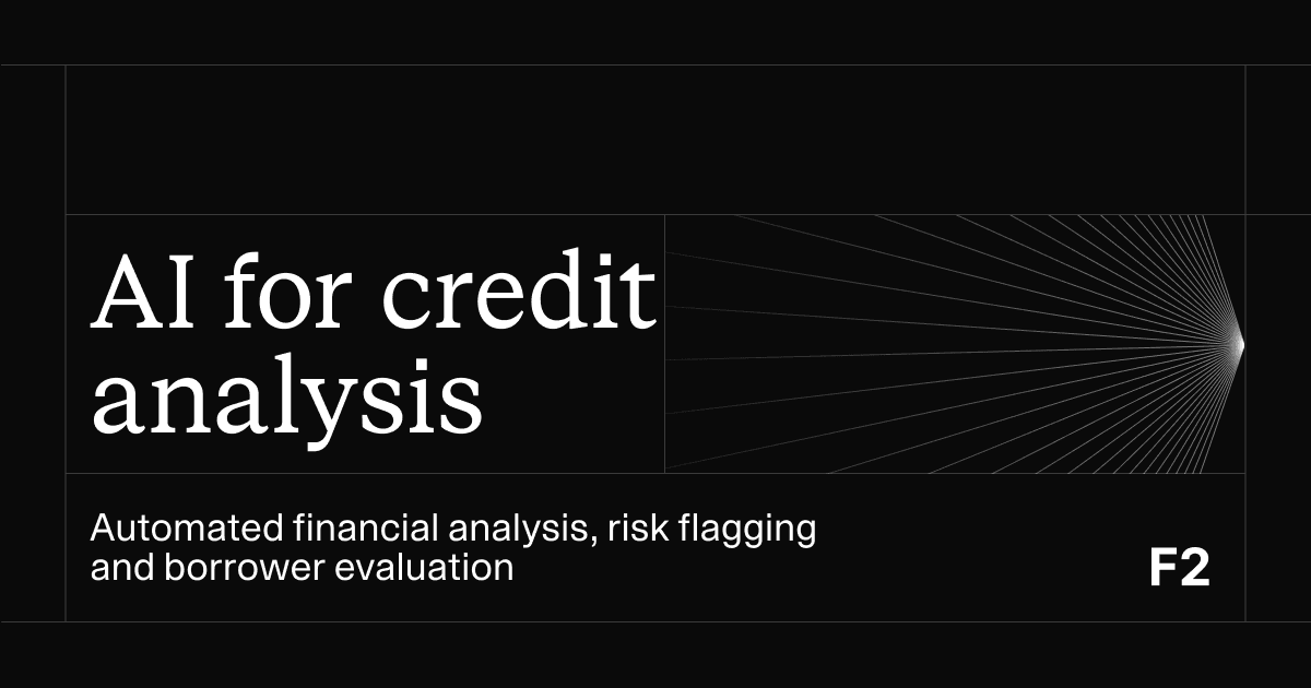 AI for credit analysis: Automated financial analysis, risk flagging, and borrower evaluation