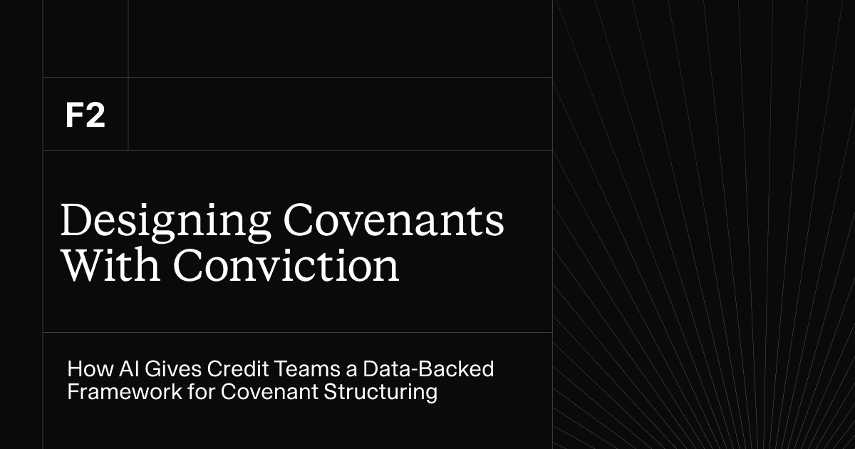 Designing covenants with conviction: How AI gives credit teams a data-backed framework for covenant structuring
