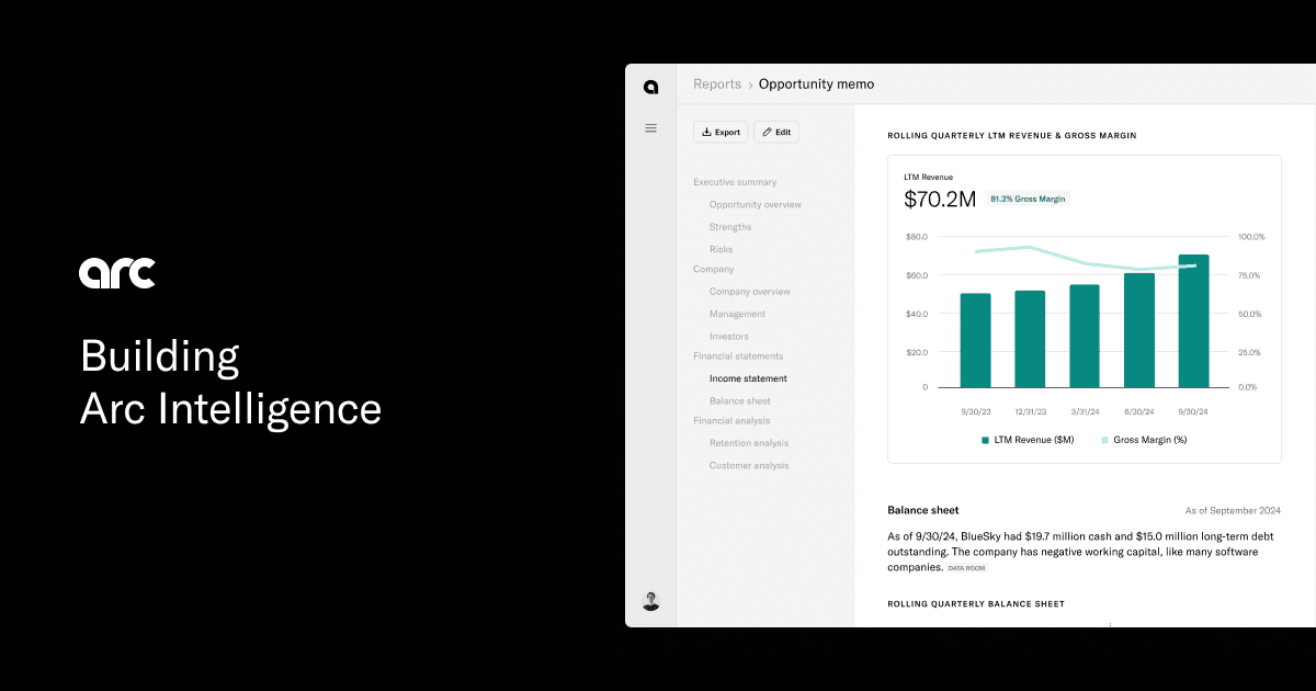Building Arc Intelligence: Agentic AI For Complex Financial Analysis